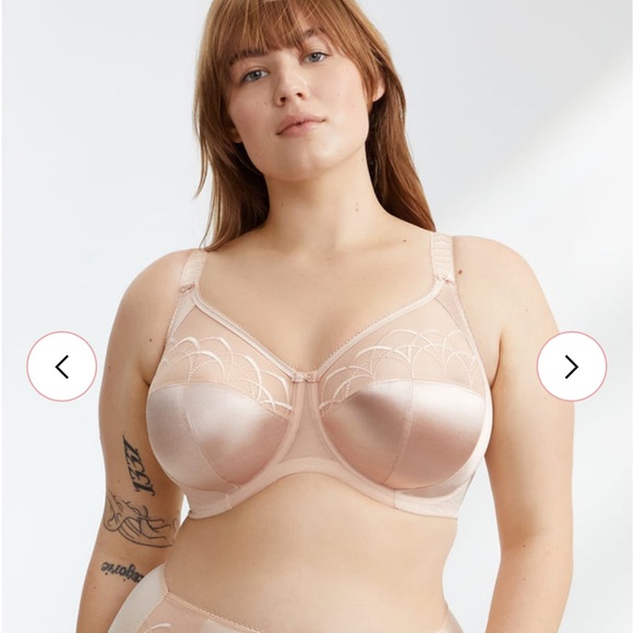 Elomi Other - Elomi Beautiful Sheer Lace Bra in Nude Color Size 40I